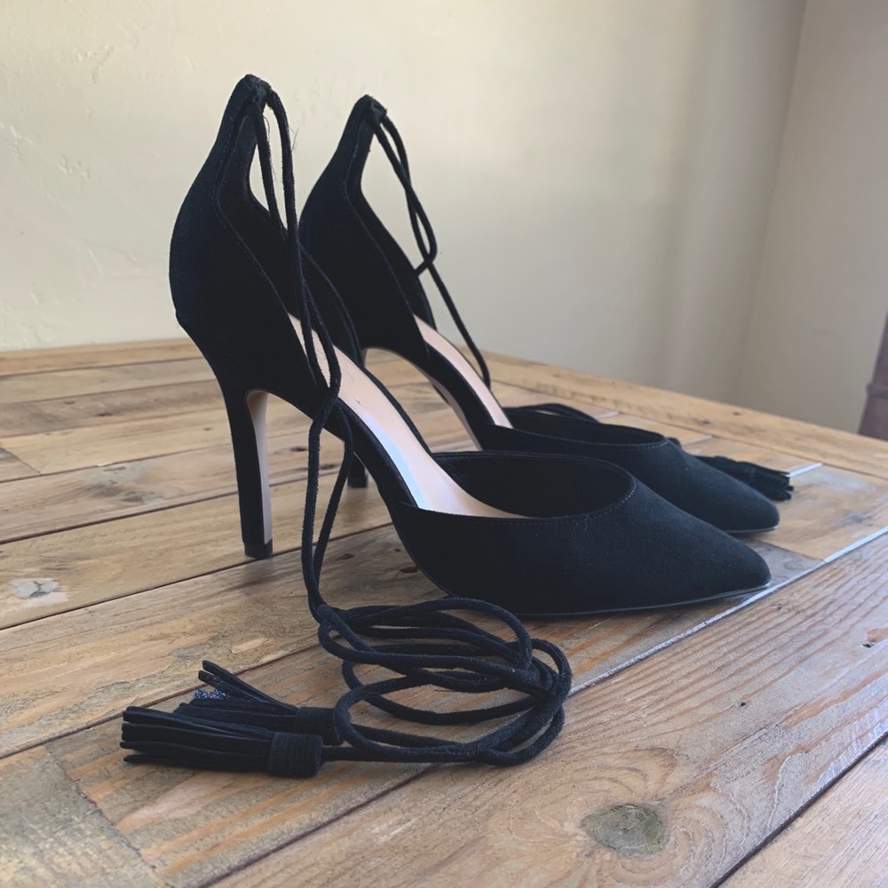 ALDO Black Fritano Wrap-around Pump